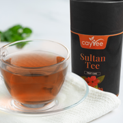 Caytee präsentiert Sultan Tee Fruchtkuchen Geschmack Grüner Tee