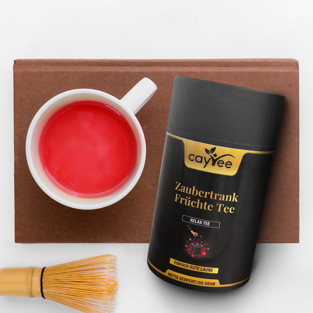 Caytee präsentiert Zaubertrank Fruchte Tee Relax Tee