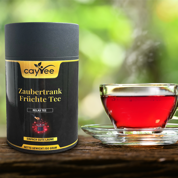 Caytee präsentiert Zaubertrank Fruchte Tee Relax Tee