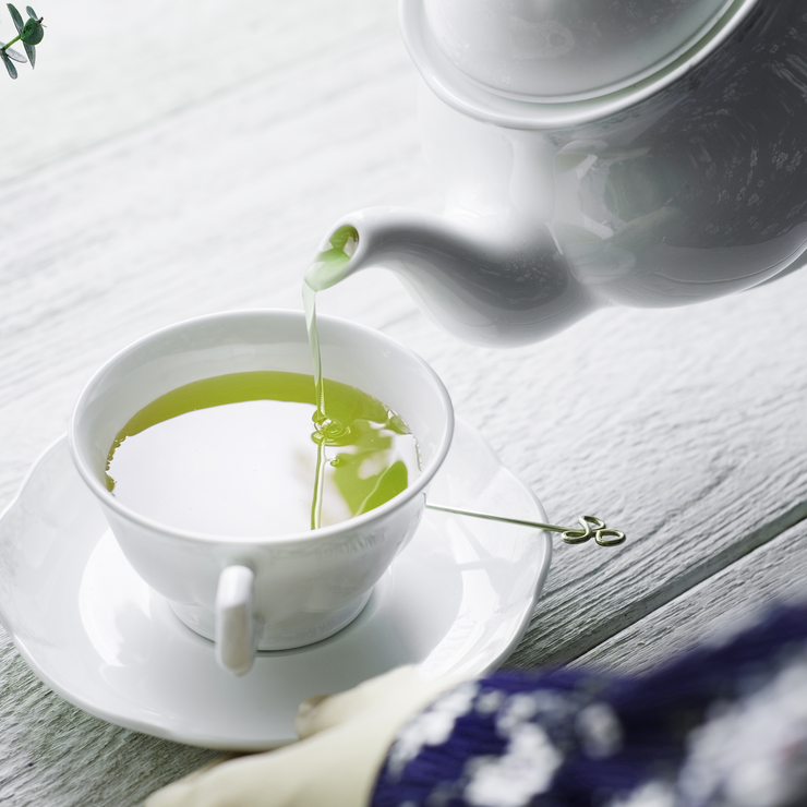 Caytee präsentiert Sencha Matcha Grüntee